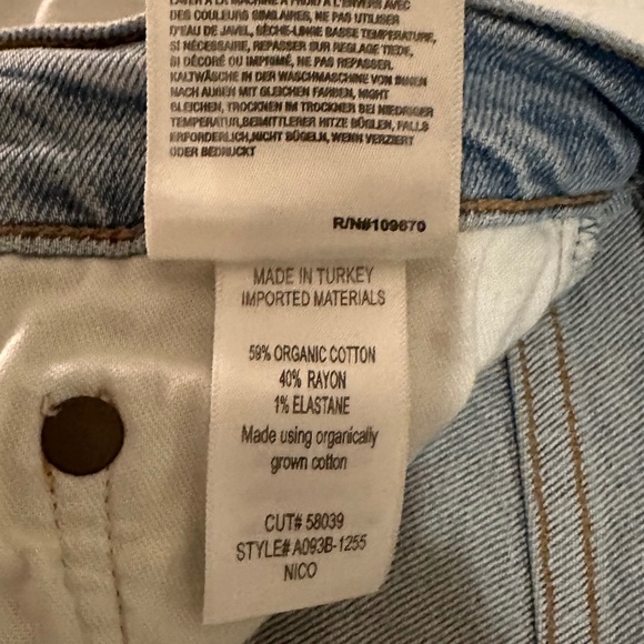 AGOLDE Jeans 25 Nico High Rise Slim Fit Pants Womens Cliffside - Picture 8 of 14